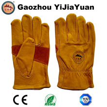 Cow Grain Leather Labor Industrial Safety Driving Work Gloves